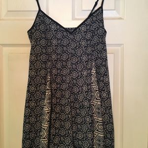 Spaghetti strap pattern romper